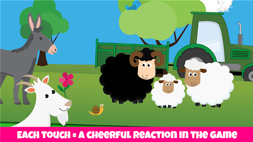 Farm animals game for babies