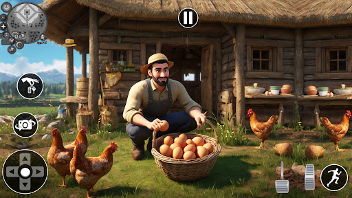 Chicken Farming Egg Farm Game